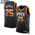 Phoenix Suns Trikot Mikal Bridges 25 Jordan 2022-23 Statement Edition Schwarz Swingman - Kinder